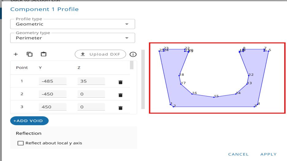 Review the imported profile