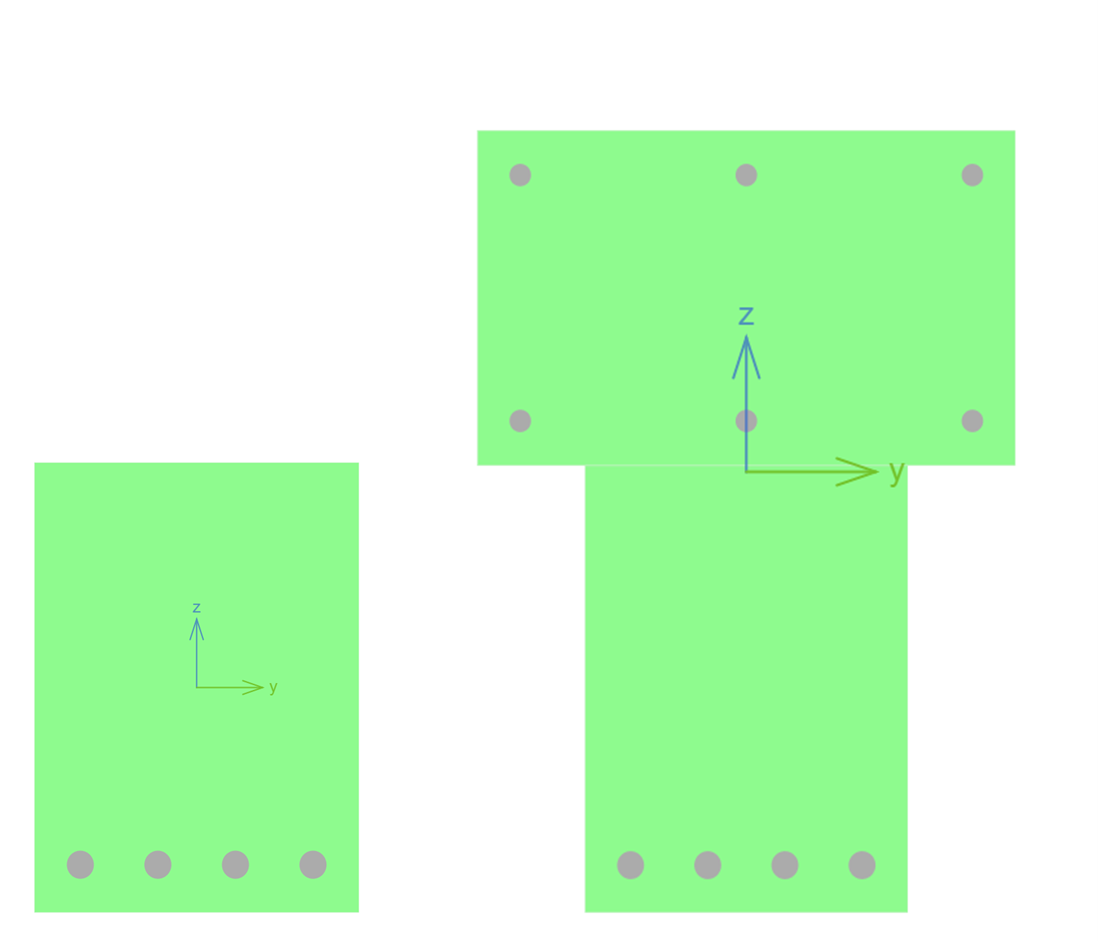 Diagram of slab dimensions
